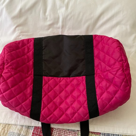 Small/Medium Size Pink/Black Duffle Bag, Great Condition, Pre-Owned - Picture 5 of 5